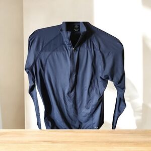 Woman's Blue Half-Zip Jacket